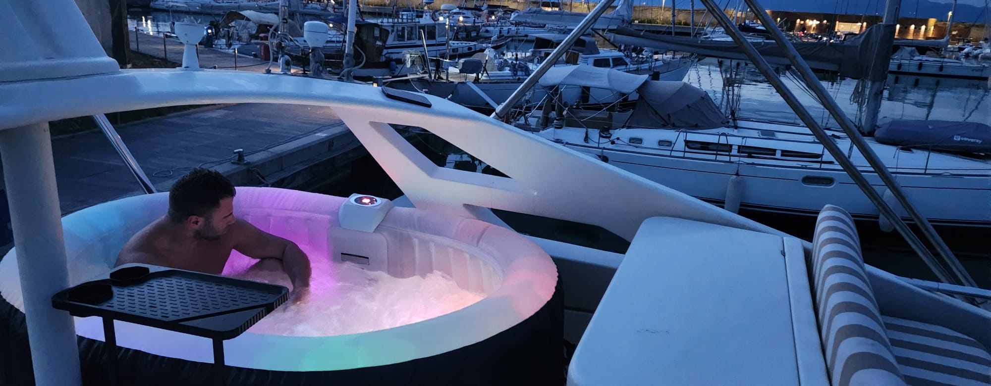 Jacuzzi di sera